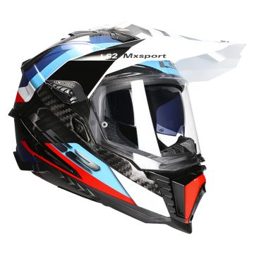 Kask adventure LS2 Explorer Frontier MX701 czarny / niebieski