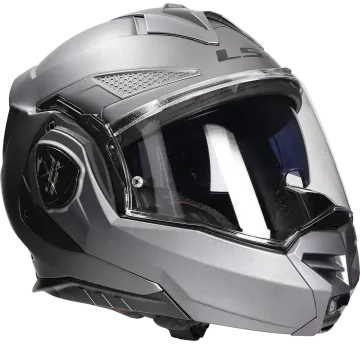 Kask szczękowy LS2 Advant X Solid FF901 matowy tytan