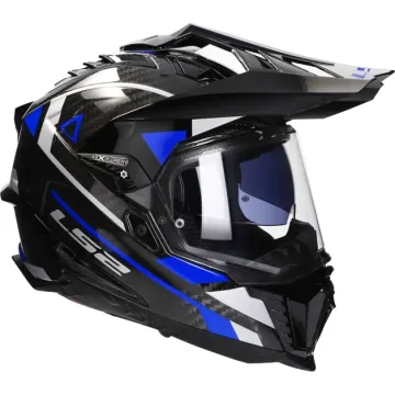 Kask adventure LS2 Explorer C Adventure MX701 czarny / niebieski