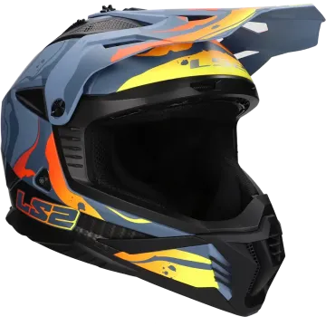 Kask cross LS2 Fast II Wash MX708 szary