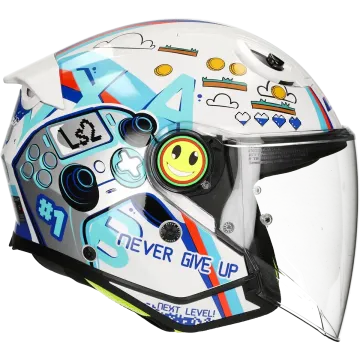 Kask dziecięcy LS2 Funny II Next Level OF622 biały