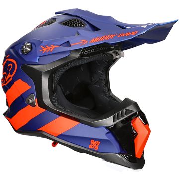 Kask cross LS2 Subverter EVO Cargo MX700 matowy niebieski / fluorescencyjny pomarańczowy
