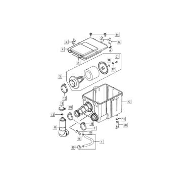 Filtr powietrza Kymco MXU 300R