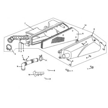 Filtr powietrza Agm Retro 4-suwowy Filtr powietrza Agm Retro 4-suwowy