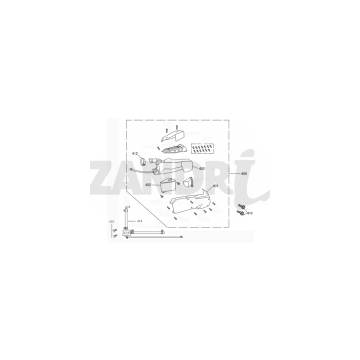 Filtr powietrza Santini Capri 125cc czarny