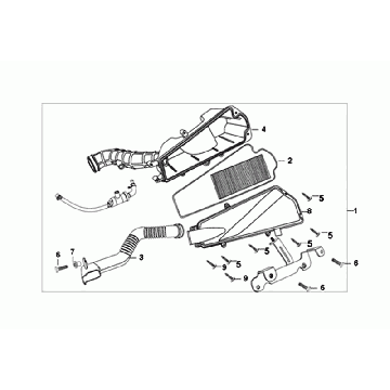 Filtr powietrza Sym Fiddle III - Filtr powietrza Sym Fiddle III