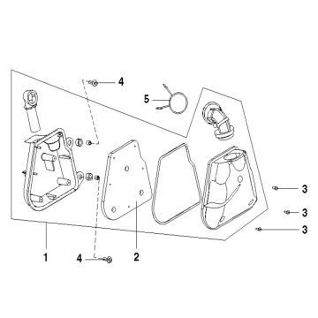 Filtr powietrza Generic Xor konkurencji 2009 2-suwowy
