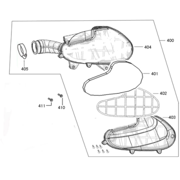 Filtr powietrza Killerbee VXL brązowy