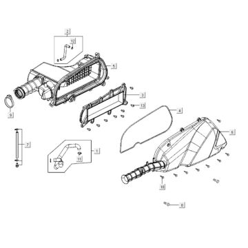 Filtr powietrza Kymco Gti 300i