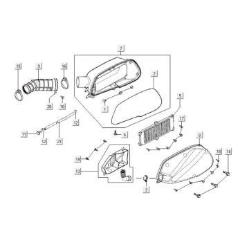 Filtr powietrza Kymco People S 300i Filtr powietrza Kymco People S 300i