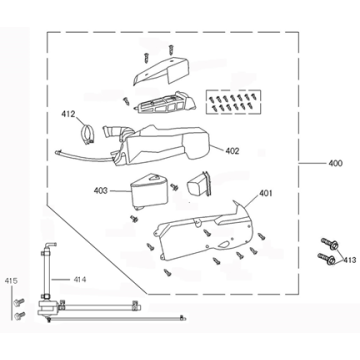 Filtr powietrza Turbo RL 125cc biały