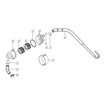 Pompa powietrza wydechowego Kymco People S 300i Pompa powietrza wydechowego Kymco People S 300i