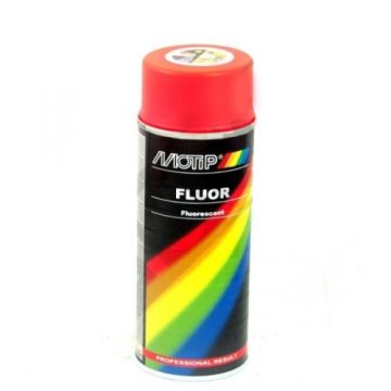 Spray puszka fluor pomarańczowy/czerwony 400ml Motip