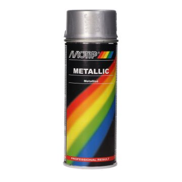 Puszka ze sprayem srebrny metalik 400ml Motip