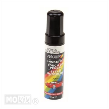 Motip farba długopis połysk czarny 12 ml