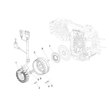 Magnetyczne koło zamachowe MP3 500 LT Sport 2014-2016