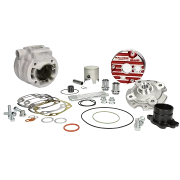 Zestaw cylindrów Minarelli poziomy LC 70cc 47,6mm Testa Rossa Mhr Team 3115390 Malossi