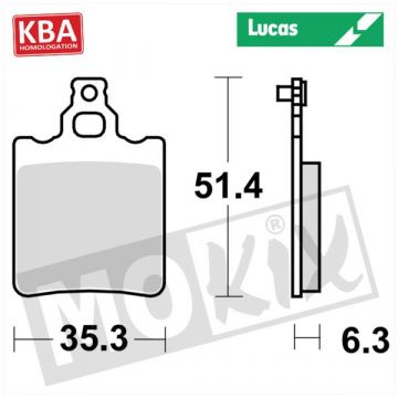 Klocki hamulcowe Lucas Standard Grimeca