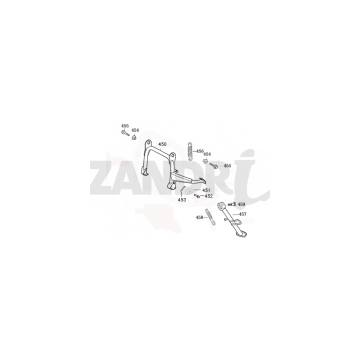 Midstand Santini Capri 125cc czarny