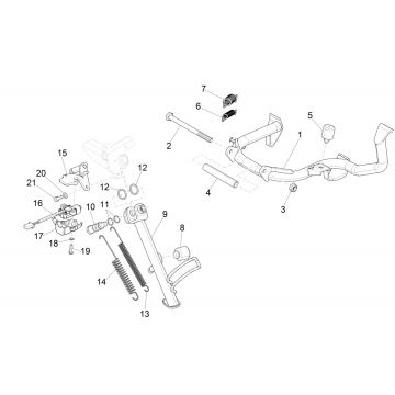 Vespa GTS 125 4-suwowy IE ABS Euro4 średnia średnia 2016-2018