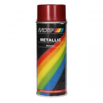 Puszka w sprayu czerwony metaliczny 400ml Motip