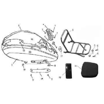 Silnik poszycia Rover Exclusive czarny krem