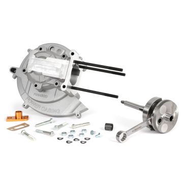 Carter compleet Pinasco Power Casing Master 46x43 Piaggio Ciao,Bravo,SI,Boxer,Sp.12mm