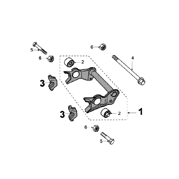Zawieszenie Silnika Peugeot Jet Force LC Wtrysk Niebieski