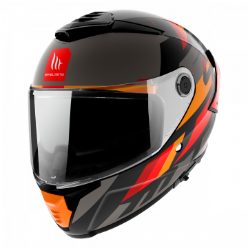Kask Integral MT Thunder 4 SV Ergo czarny/matowy czerwony