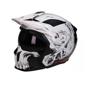 Kask MT Streetfighter SV Darkness czarno-biały