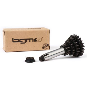 Schakelas BGM PRO origineel Vespa V50,PV125,ET3,PK50,PK80,PK125 S-XL 10-14-18-22 tanden (gebruikt met originele versnellingsbak,originele Piaggio-gradatie)