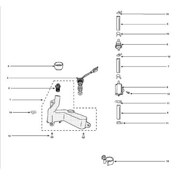 Pompa olejowa 2 Peugeot Vivacity 3 2-suwowy