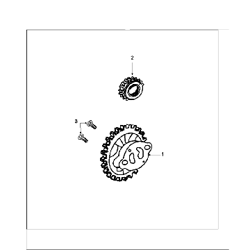 Pompka Oleju Peugeot Speedfight 4 4-suwowy Czerwony/Czarny