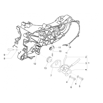 Pompa oleju Piaggio NRG Power DD 2007-2017