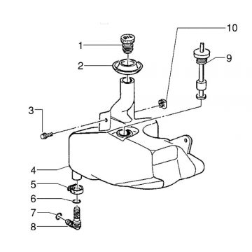 Zbiornik oleju Piaggio Zip RST 