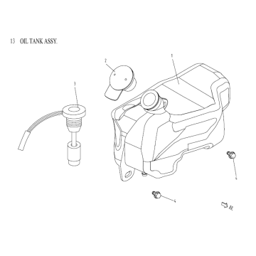 Zbiornik oleju China Venom zielony