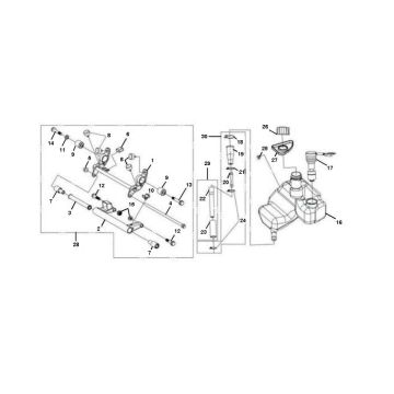 Zbiornik oleju Sym Jet Sport-X 2-suwowy