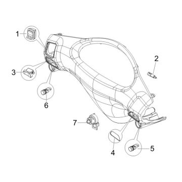 Części elektryczne 2 Piaggio Fly 4-suwowy