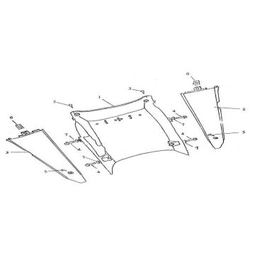 Spódnica dolna osłona AGM GT biała