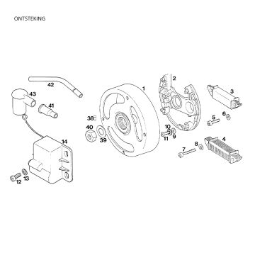 Ontsteking 12V 50W en 80W Tomos STANDARD QUADRO LUXE 1996-1997