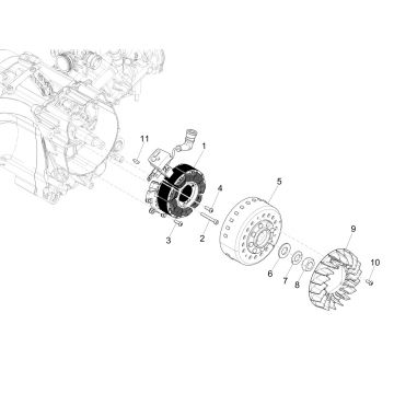 Vespa GTS 125 4-suwowy IE ABS Euro4 zapłon 2016-2018