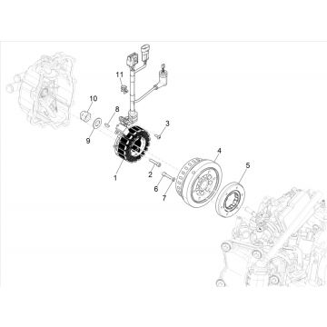 Zapłon Vespa GTS 300 HPE 4T 4V IE ABS E4 2019 (EMEA)