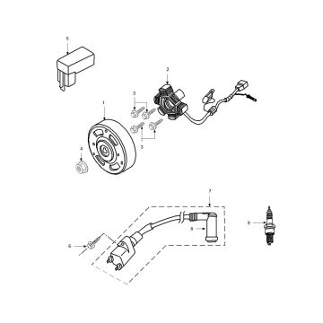 Zapłon Peugeot Speedfight 2 LC E2 2-suwowy