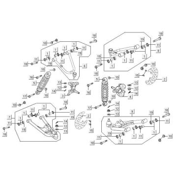 Zawieszenie Kymco MXU 300R