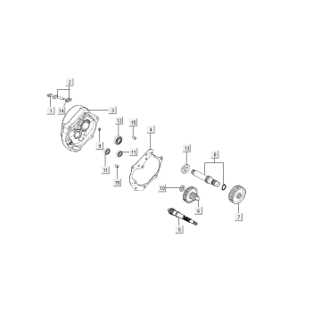 Skrzynia biegów Kymco Agility Delivery 4-suwowy euro4 czarny