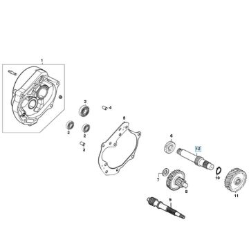 Skrzynia biegów Znen ZN50QT-11 4-suwowy