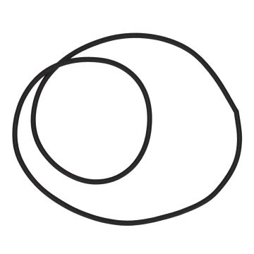 Oryginalna uszczelka pokrywy filtra powietrza Peugeot