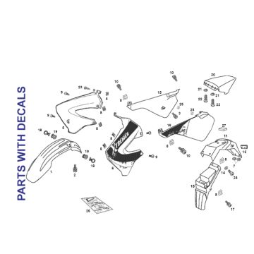 Blacha SENDA R X-TREME 2007 E2 3ED