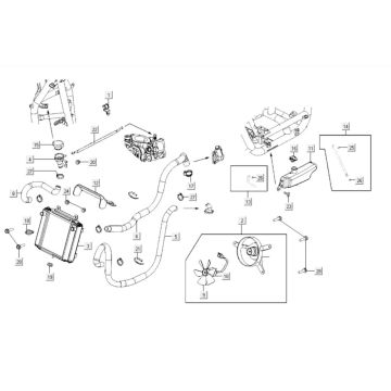 Chłodnica Kymco Gti 300i