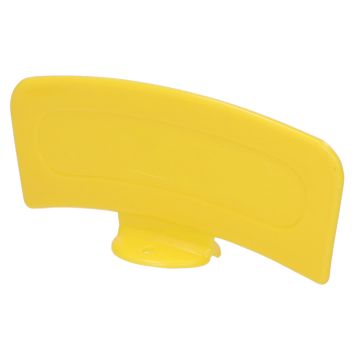 Reflektor fin przedni błotnik żółty